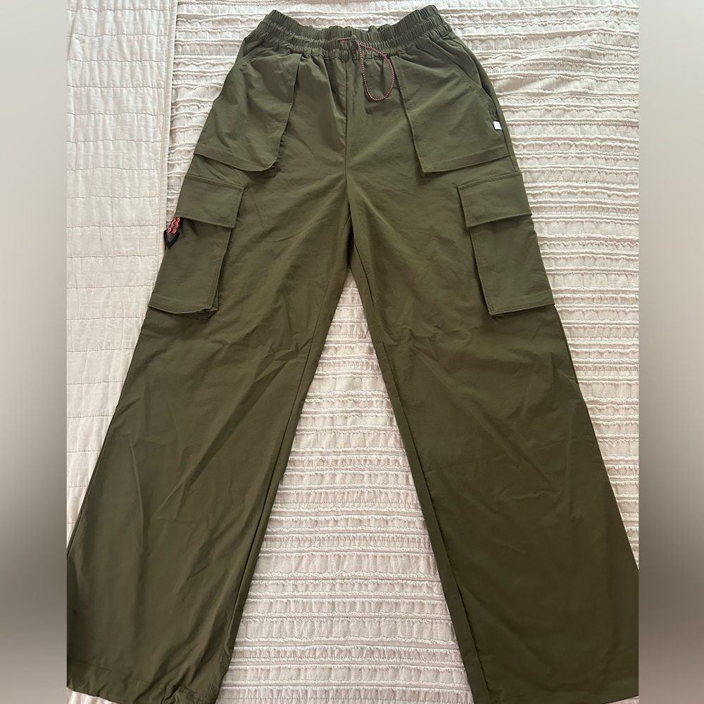 Fabletics Green Cargo Pants Utility Style